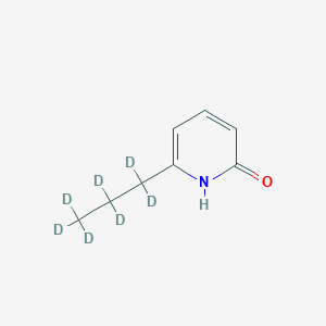Chemical structure of 2-Hydroxy-6-(n-propyl-d7)pyridine