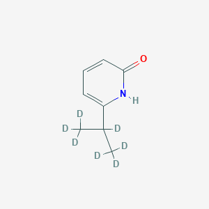 Chemical structure of 2-Hydroxy-6-(iso-propyl-d7)pyridine