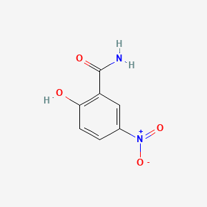 Chemical structure of 2-Hydroxy-5-nitrobenzamide