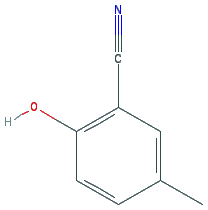 Chemical structure of 2-Hydroxy-5-methylbenzonitrile