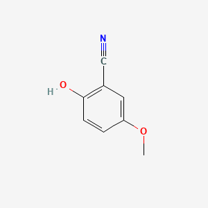 Chemical structure of 2-Hydroxy-5-Methoxybenzonitrile