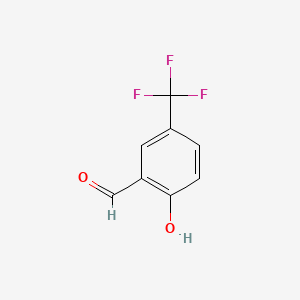 Chemical structure of 2-Hydroxy-5-trifluoromethylbenzaldehyde