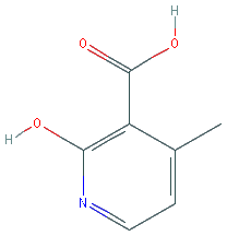 Chemical structure of 2-Hydroxy-4-methylnicotinic acid