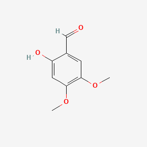 Chemical structure of 2-Hydroxy-4,5-dimethoxybenzaldehyde