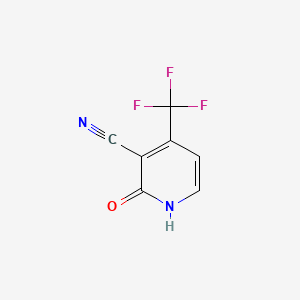 Chemical structure of 2-Hydroxy-4-(trifluoromethyl)nicotinonitrile