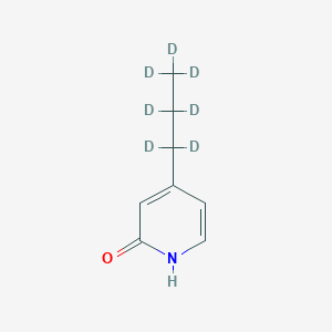 Chemical structure of 2-Hydroxy-4-(n-propyl-d7)pyridine
