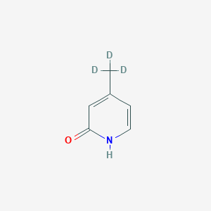 Chemical structure of 2-Hydroxy-4-methylpyridine-d3