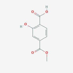 Chemical structure of 2-Hydroxy-4-(methoxycarbonyl)benzoic acid