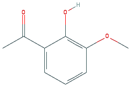 Chemical structure of 2'-Hydroxy-3'-methoxyacetophenone