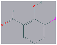 Chemical structure of 2-Hydroxy-3-iodobenzaldehyde
