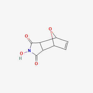 Chemical structure of N-Hydroxymaleimide adduct of furan