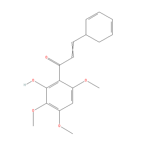 Chemical structure of 2'-Hydroxy-3',4',6'-trimethoxydihydrochalcone
