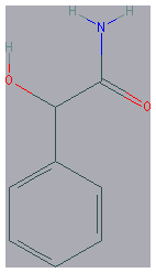 Chemical structure of Mandelamide