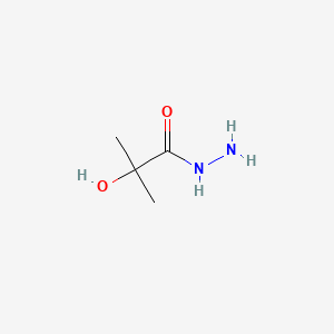 Chemical structure of 2-Hydroxy-2-methylpropanehydrazide
