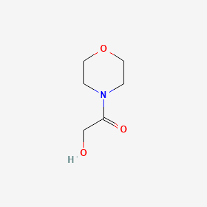 Chemical structure of 2-Hydroxy-1-morpholinoethanone