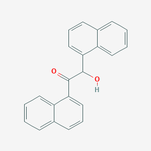 Chemical structure of 2-hydroxy-1,2-di(naphthalen-1-yl)ethanone