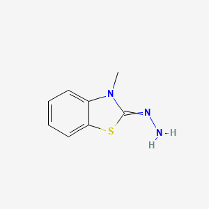 Chemical structure of 2-Hydrazono-3-methyl-2,3-dihydrobenzo[d]thiazole