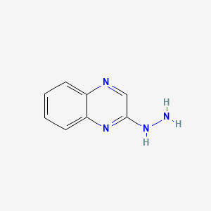 Chemical structure of 2-Hydrazinoquinoxaline