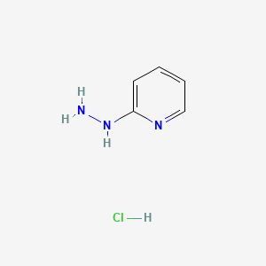 Chemical structure of 2-Hydrazinylpyridine hydrochloride