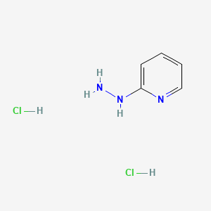Chemical structure of 2-Hydrazinylpyridine dihydrochloride