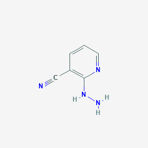 Chemical structure of 2-Hydrazinonicotinonitrile