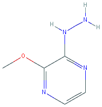 Chemical structure of 2-Hydrazinyl-3-methoxypyrazine