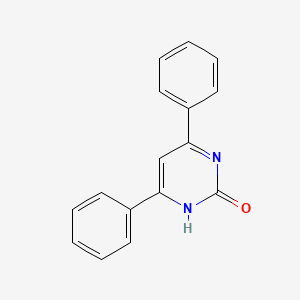 Chemical structure of 4,6-Diphenylpyrimidin-2-ol