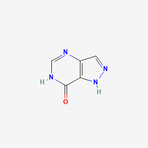 Chemical structure of 7-Ketopyrazolo(4,3-d)pyrimidine