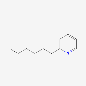Chemical structure of 2-Hexylpyridine