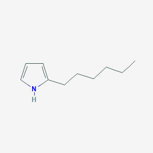 Chemical structure of 2-Hexyl-1H-pyrrole