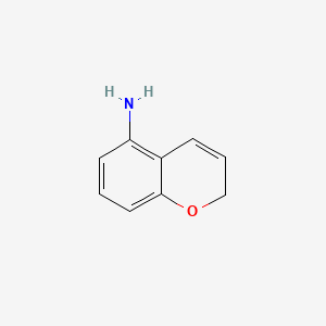Chemical structure of 2H-Chromen-5-amine