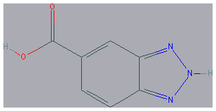 Chemical structure of 1H-Benzotriazole-5-carboxylic acid