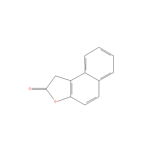 Chemical structure of 2H,3H-Naphtho[1,2-b]furan-2-one