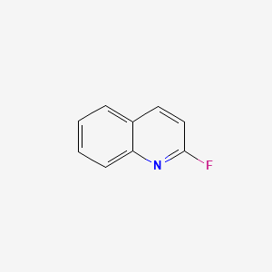 Chemical structure of 2-FLUOROQUINOLINE