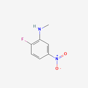 Chemical structure of 2-Fluoro-N-methyl-5-nitroaniline