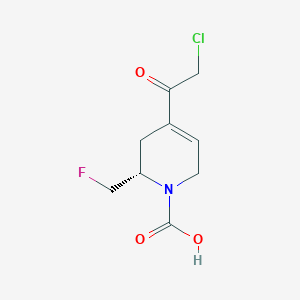 Chemical structure of 2-Fluoro-L-tyrosine hydrochloride