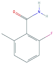 Chemical structure of 2-Fluoro-6-methylbenzamide