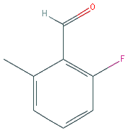 Chemical structure of 2-fluoro-6-methylbenzaldehyde