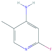 Chemical structure of 2-Fluoro-5-methylpyridin-4-amine