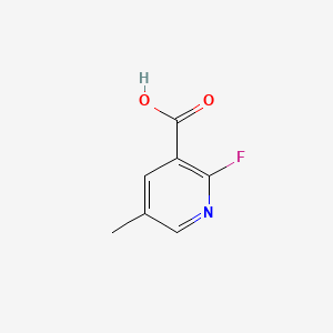 Chemical structure of 2-Fluoro-5-methylnicotinic acid