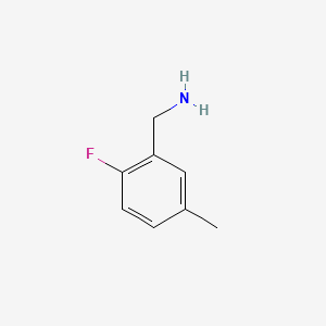 Chemical structure of 2-Fluoro-5-methylbenzylamine