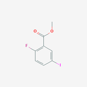 Chemical structure of Methyl 2-fluoro-5-iodobenzoate