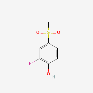 Chemical structure of 2-Fluoro-4-methylsulfonylphenol