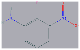 Chemical structure of 2-Fluoro-3-nitroaniline