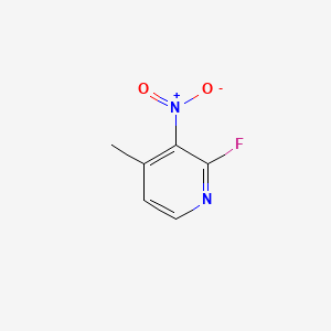 Chemical structure of 2-Fluoro-3-Nitro-4-Picoline