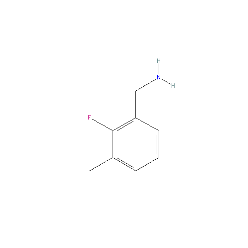 Chemical structure of 2-Fluoro-3-methylbenzylamine
