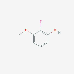 Chemical structure of 2-fluoro-3-methoxyphenol