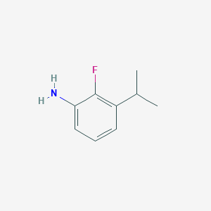 Chemical structure of 2-Fluoro-3-isopropylaniline