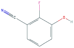 Chemical structure of 2-Fluoro-3-hydroxybenzonitrile