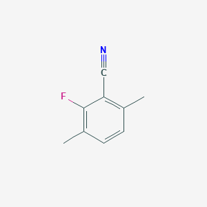 Chemical structure of 2-Fluoro-3,6-dimethylbenzonitrile